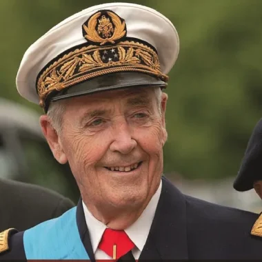 Portrait de l'Amiral Brac de la Perrière, ancien président du Comité du Débarquement.